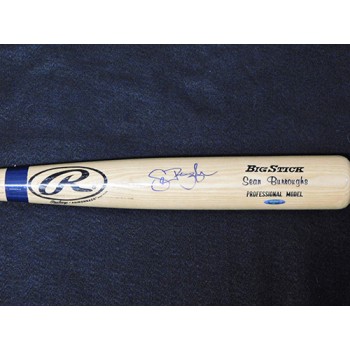 Sean Burroughs Signed Rawlings Pro Model Bat Tristar Authenticated