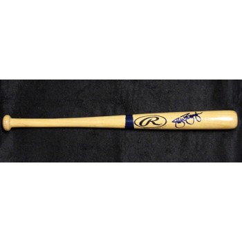 Sean Burroughs Signed Rawlings Mini Bat JSA Authenticated