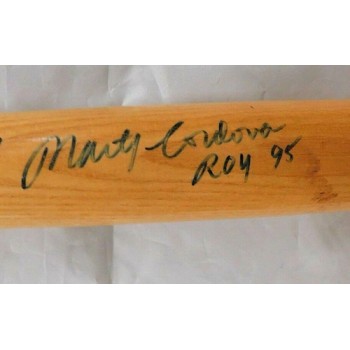Marty Cordova Minnesota Twins Signed Rawlings Bat ROY 95 JSA Authenticated
