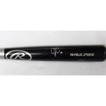 CJ Cron Signed Rawlings Pro Model Bat JSA Authenticated