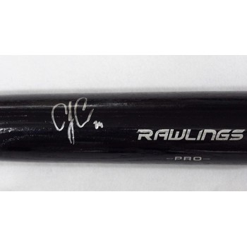 CJ Cron Signed Rawlings Pro Model Bat JSA Authenticated