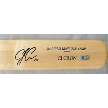 CJ Cron Signed Old Hickory Pro Maple J143MP Game Model Bat MLB Authenticated