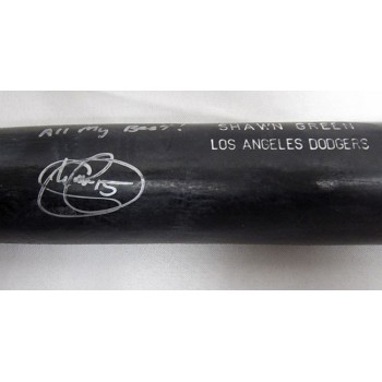 Shawn Green Signed Game Used Louisville Slugger Bat JSA Authenticated