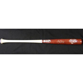 Justin Morneau Signed 2006 AL MVP Full Size Bat Steiner JSA Authenticated