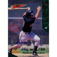 Edgardo Alfonzo Signed 1995 Signature Rookies Baseball Card #2 /5750