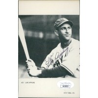 Luke Appling Chicago White Sox Signed 1974 TCMA 3.5x5.5 Card JSA Authenticated