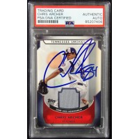 Chris Archer Signed 2011 Topps Pro Debut Relic Card #MM-CA PSA Authenticated