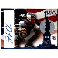 J.P. Arencibia Signed 2007 USA Baseball National Jersey Signature /150 #AJ-21