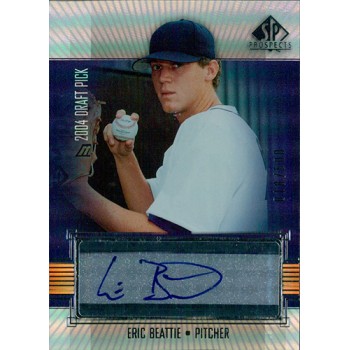 Eric Beattie Detroit Tigers Signed 2004 Upper Deck SP Prospects Card #321