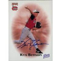 Kris Benson Carolina Mudcats Signed 1998 Best Baseball Card