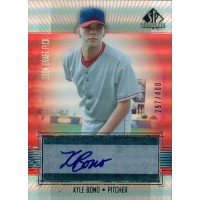 Kyle Bono Boston Red Sox Signed 2004 Upper Deck SP Prospects Card #BO