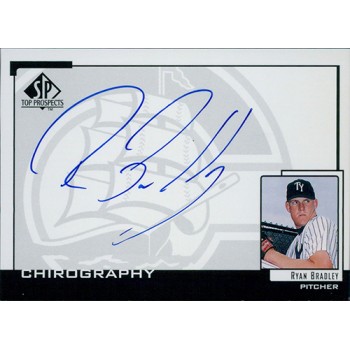 Ryan Bradley Signed 2000 SP Top Prospects Chirography Card #RB