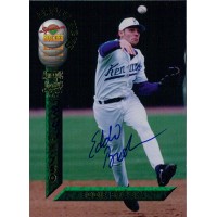 Eddie Brooks Signed 1994 Signature Rookies Baseball Card #87 /7750