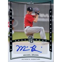 Michael Bruhin Signed 2014 Leaf Perfect Game Baseball Card #A-MB2