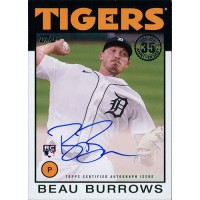 Beau Burrows Signed 2021 Topps Series 1 1986 35th Anniversary Card #86A-BBU