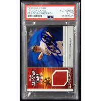 Trevor Cahill Signed 2010 Topps All Star Stitches Relic Card #AS-TC PSA Authen