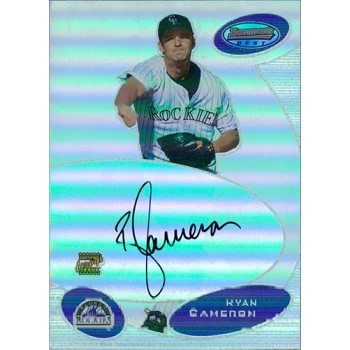 Ryan Cameron Colorado Rockies Signed 2003 Bowman's Best Card #BB-RC