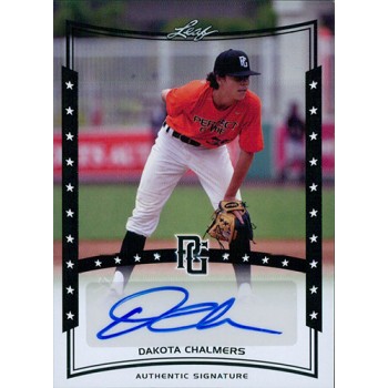 Dakota Chalmers Signed 2014 Leaf Perfect Game Baseball Card #A-DC1