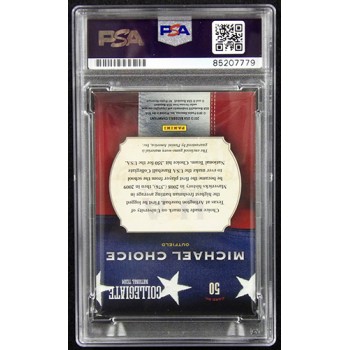 Michael Choice Signed 2013 Panini USA Baseball Game Gear Relic Card #50 PSA Auth