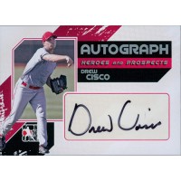 Drew Cisco Signed 2011 ITG Heroes and Prospects Silver Edition Card #A-DC