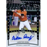 Christian Demby Signed 2014 Leaf Perfect Game Baseball Card #A-CD2