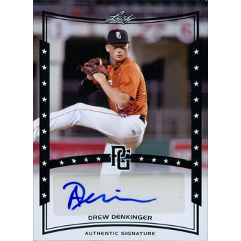 Drew Denkinger Signed 2014 Leaf Perfect Game Baseball Card #A-DD5