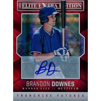 Brandon Downes Signed 2014 Panini Elite Extra Edition Baseball Card /799 #9