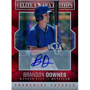 Brandon Downes Signed 2014 Panini Elite Extra Edition Baseball Card /799 #9