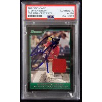 Stephen Drew Signed 2006 Bowman Draft Futures Game Relic Card #FG23 PSA Authen