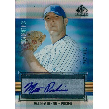 Matthew Durkin New York Mets Signed 2004 Upper Deck SP Prospects Card #434
