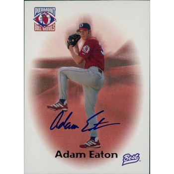 Adam Eaton Signed 1996 Best Baseball Card
