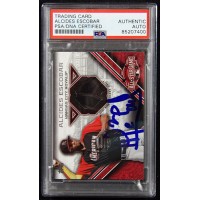 Alcides Escobar Signed 2015 Topps All Star Stitches Relic Card #STIT-AE PSA Auth