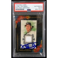 Yunel Escobar Signed 2009 Topps Allen & Ginter's Relic Card #AGR-YE PSA Authen