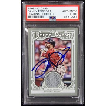 Danny Espinosa Signed 2013 Gypsy Queen Relic Card #GQR-DE PSA Authenticated