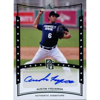 Austin Figueroa Signed 2014 Leaf Perfect Game Baseball Card #A-AF1
