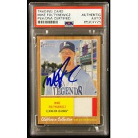 Mike Foltynewicz Signed 2011 Topps Heritage Clubhouse Relic Card #CCR-MF PSA Aut