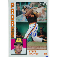 Steve Garvey San Diego Padres Signed 1984 Topps Jumbo Card #22 JSA Authenticated Steve Garvey San Diego Padres Signed 1984 Topps Jumbo Card #22 JSA Authenticated