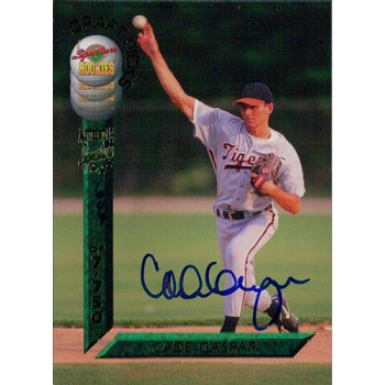 Cade Gaspar Signed 1994 Signature Rookies Baseball Card #18 /7750