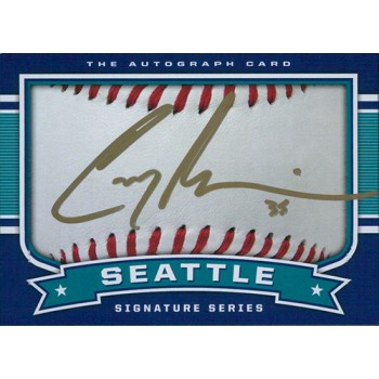Cory Gearrin Signed Seattle Mariners 2.5x3.5 Card JSA Authenticated