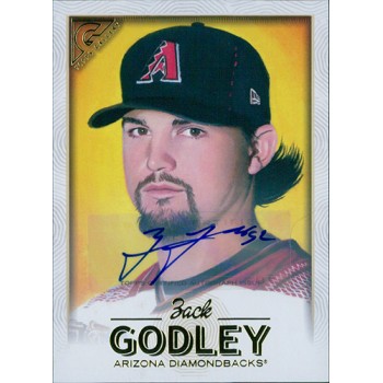 Zack Godley Diamondbacks Signed 2017 Topps Gallery Baseball Card #104