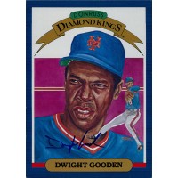 Dwight Gooden New York Mets Signed 1986 Donruss DK Jumbo Card #26 JSA Authentic