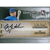 Cam Greathouse Signed 2011 ITG Heroes and Prospects Lumbergraphs Card #L-CG