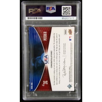 A.J. Griffin Signed 2009 Upper Deck USA Baseball National Relic Card #USA-AG PSA