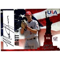 Matt Harvey Signed 2007 USA Baseball Junior Signature Black Ink /595 #A-37