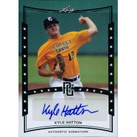 Kyle Hatton Signed 2014 Leaf Perfect Game Baseball Card #A-KHI