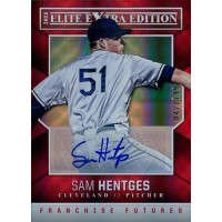 Sam Hentges Signed 2014 Panini Elite Extra Edition Baseball Card /799 #60