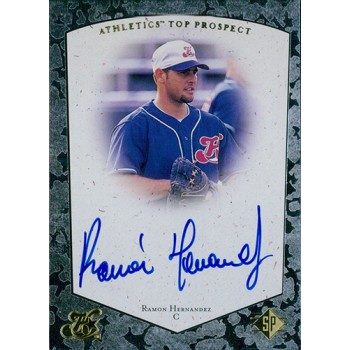 Ramon Hernandez Signed 1998 Upper Deck SP Top Prospects Card #RH