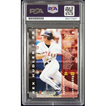Rex Hudler California Angels Signed 1994 Select Card #367 PSA Authenticated