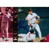 Rex Hudler California Angels Signed 1994 Select Card #367 JSA Authenticated