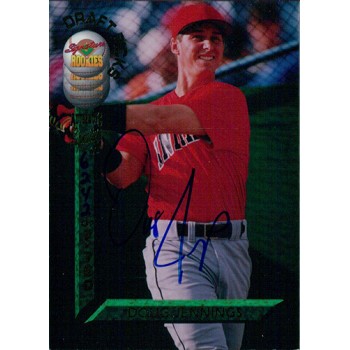 Doug Jennings Signed 1994 Signature Rookies Baseball Card #95 /7750